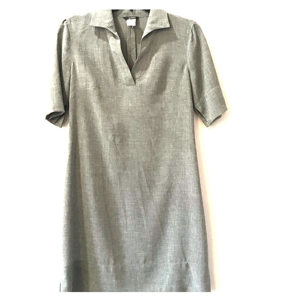 J.Crew Gray Shirtdress Size 2